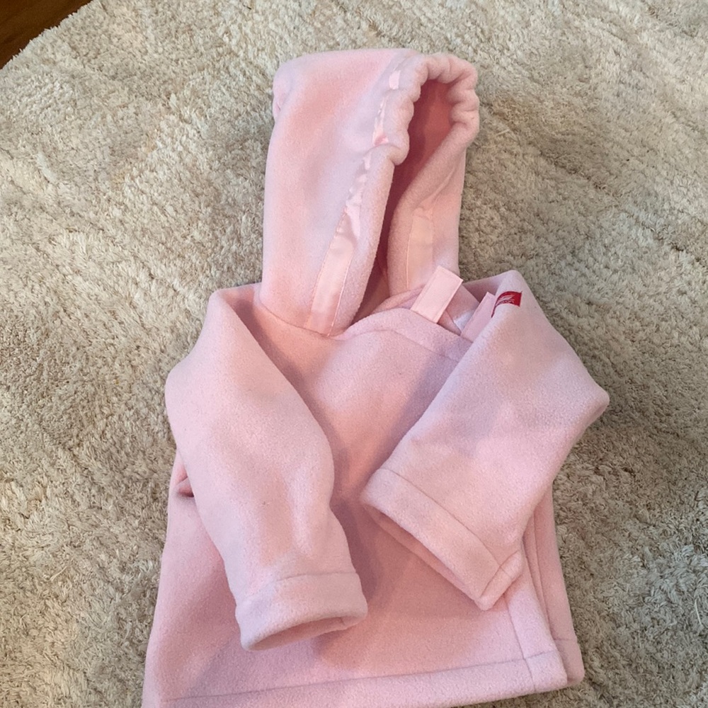 9month Velcro fleece jacket LIKE NEW